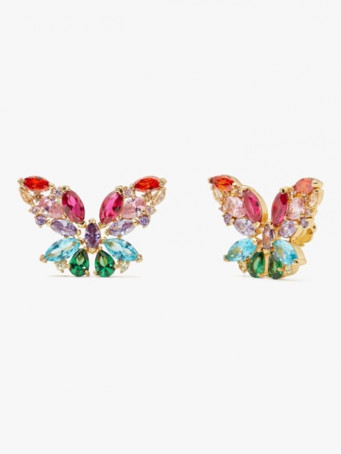 Kate Spade Women's Multi Social Butterfly Statement Studs | Free Shipping