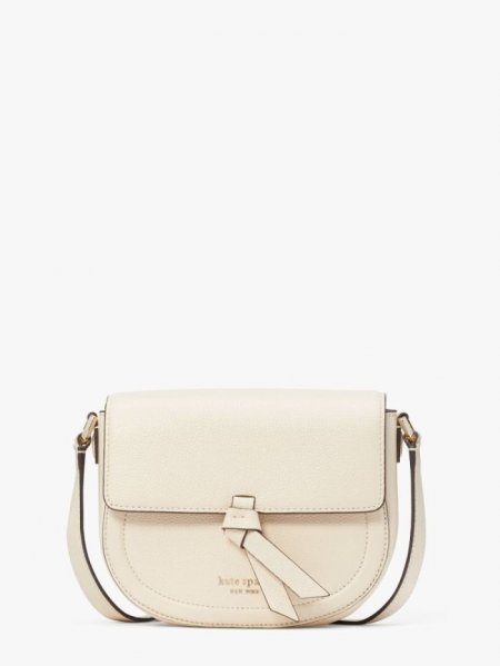 Kate Spade Women's Milk Glass Knott Medium Saddle Bag | Ireland Outlet