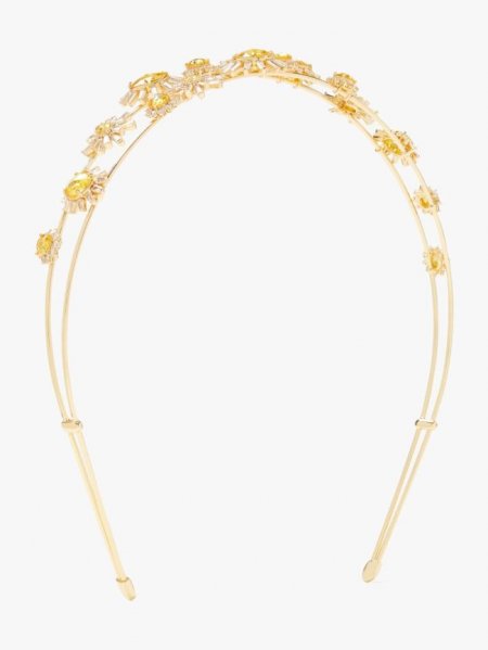 Kate Spade Women's Yellow Multi Sunny Cluster Headband | Online Sale